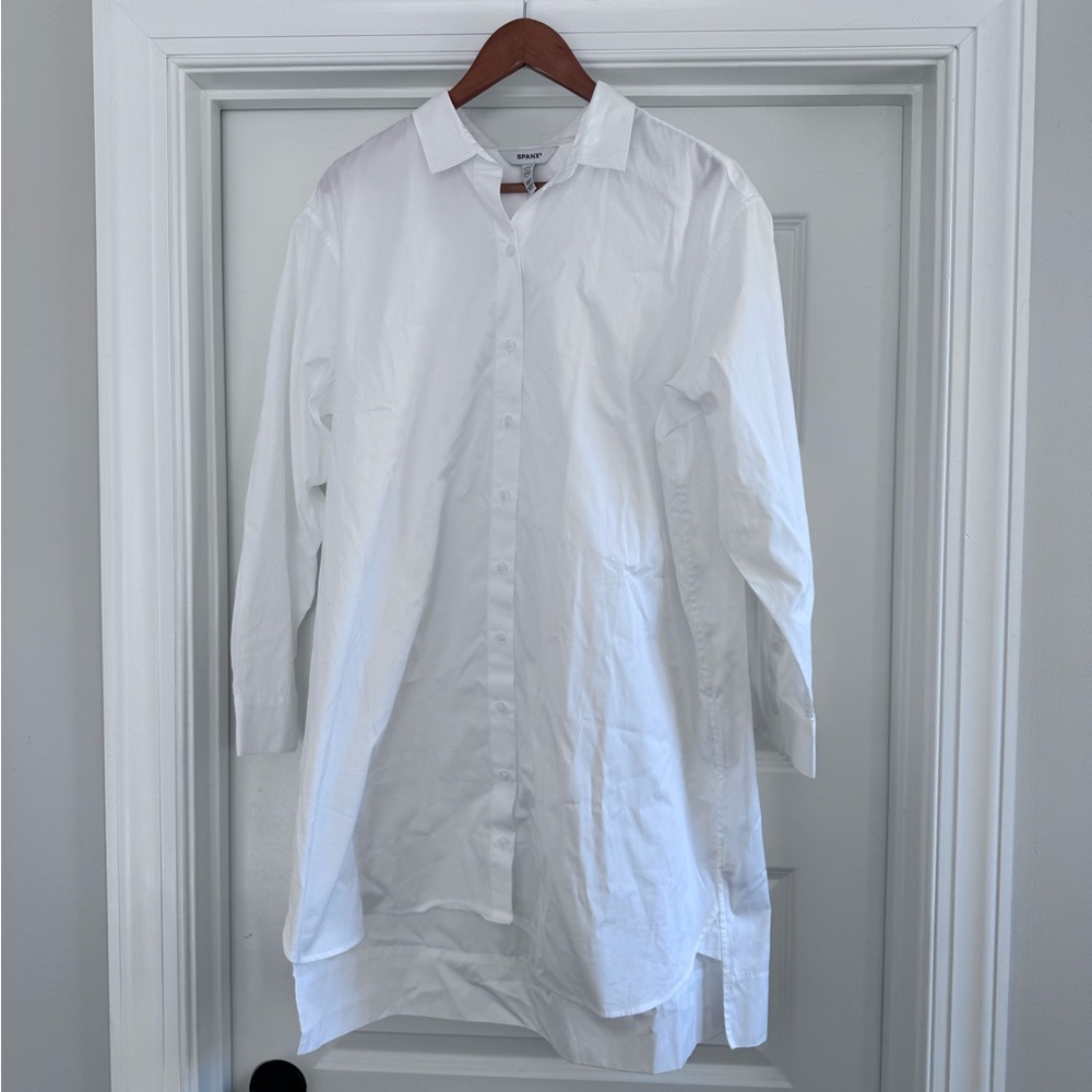 SPANX Poplin Shirt Dress XL